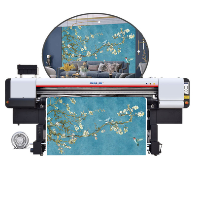 Hotels 1.6m1.8m Tyvek Leather Pet Car Sticker Advertising Wallpaper Machine Inkjet Digital Printer with 8 Print Heads
